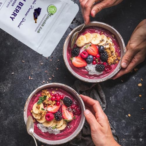 Polvo de açaí sin gluten para batidos