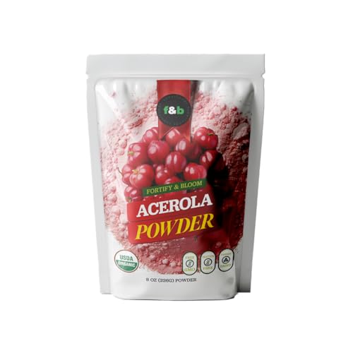 Polvo de acerola orgánica para batidos