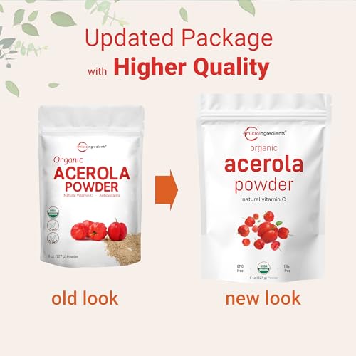Polvo de acerola sin azúcares añadidos