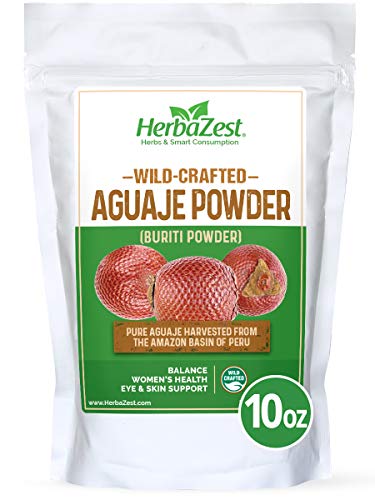 Polvo de aguaje para batidos saludables