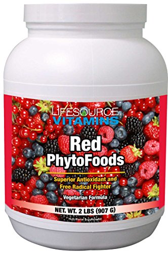 Polvo de alimentos fito rojos saludable