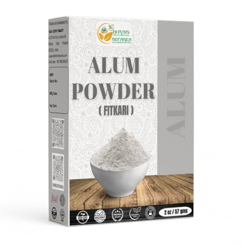 Polvo de alumbre natural para cocina