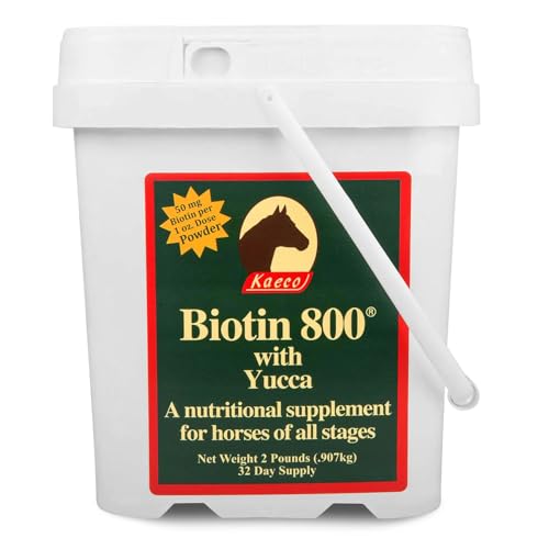 Polvo de biotina para cabello fuerte