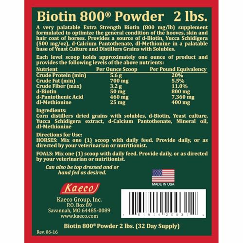 Polvo de biotina para fortalecer uñas