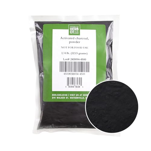 Polvo de carbón activado para purificar agua