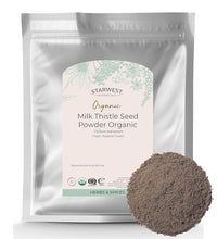 Polvo de cardo lechero orgánico para té