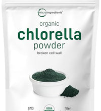 Polvo de chlorella orgánica pura