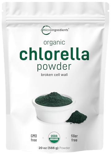 Polvo de chlorella orgánica pura