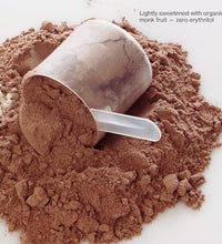 Polvo de chocolate endulzado natural