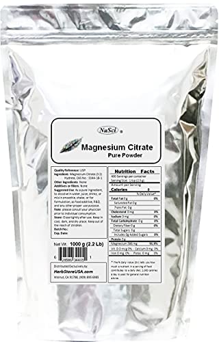 Polvo de Citrato de Magnesio puro