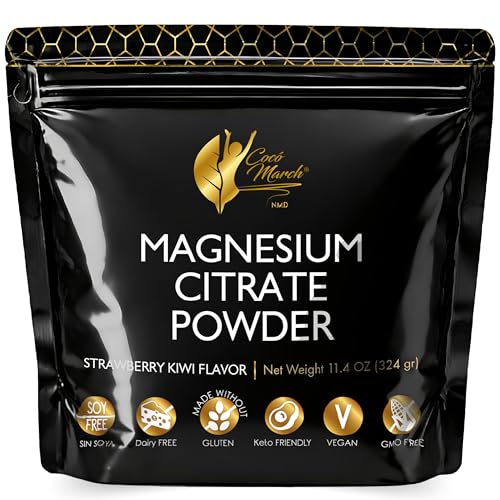 Polvo de citrato de magnesio vegano