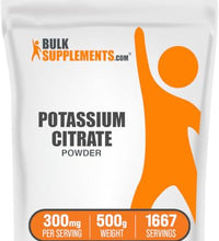 Polvo de citrato de potasio para hidratación