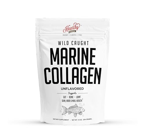 Polvo de colágeno marino natural