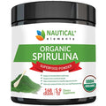 Polvo de espirulina orgánica nutritiva