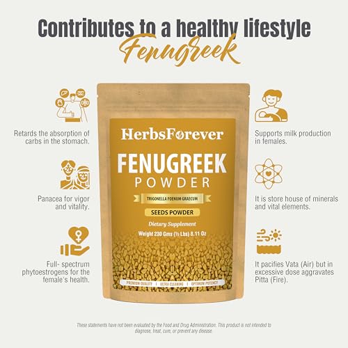 polvo de fenogreco para metabolismo saludable