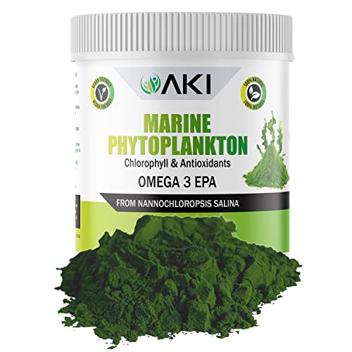 Polvo de fitoplancton marino nutritivo
