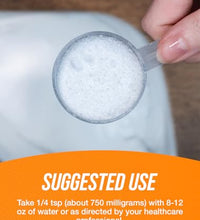 Polvo de glucosamina para salud ósea