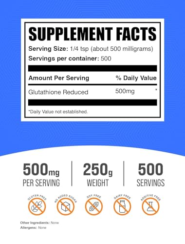 Polvo de glutatión 250 g