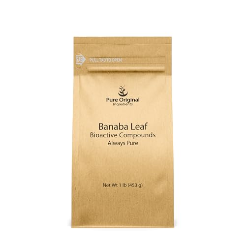 Polvo de hoja de banaba puro