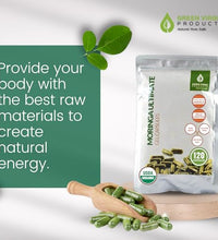 polvo de hoja de moringa certificado