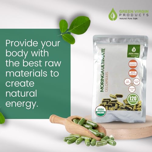 polvo de hoja de moringa certificado