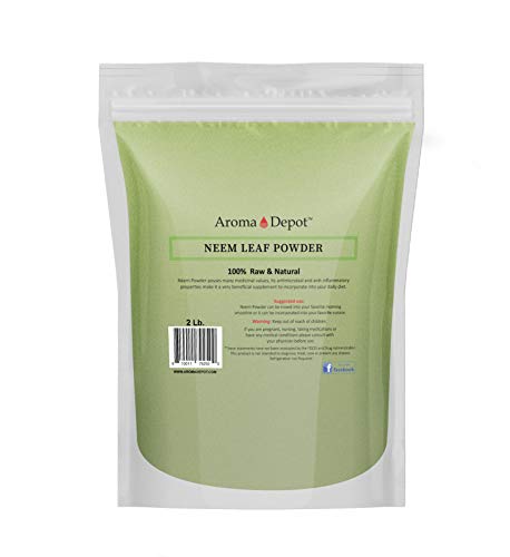 Polvo de hoja de neem natural
