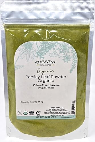 polvo de hoja de perejil orgánico para sazonar