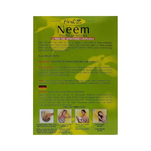 polvo de hojas de neem orgánico