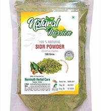 Polvo de hojas de sidr natural