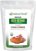 Polvo de hongo reishi orgánico