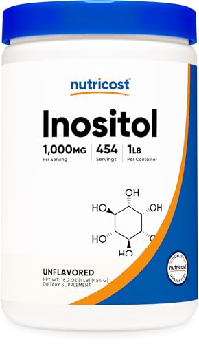 Polvo de inositol Nutricost para energía