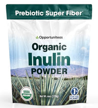 Polvo de inulina de agave orgánico