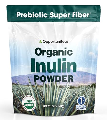 Polvo de inulina de agave orgánico