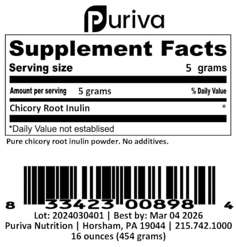 Polvo de inulina de alta calidad Puriva