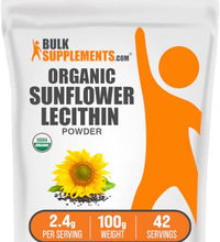 Polvo de lecitina de girasol orgánica