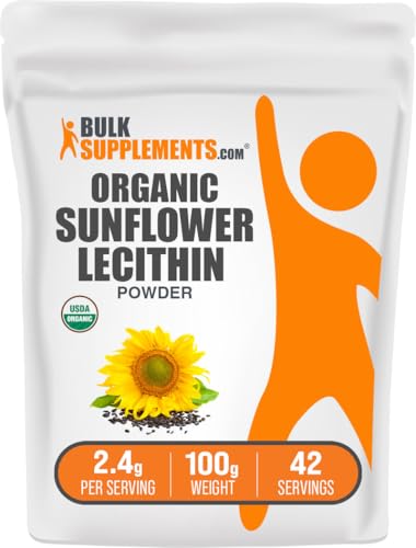 Polvo de lecitina de girasol orgánica