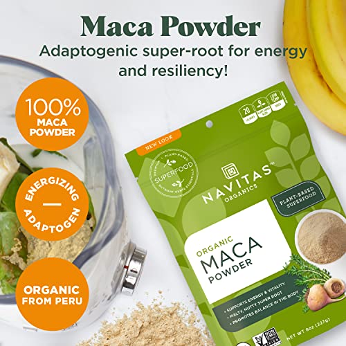Polvo de maca 100% orgánico para bienestar