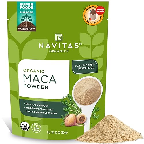 Polvo de maca orgánico para smoothies