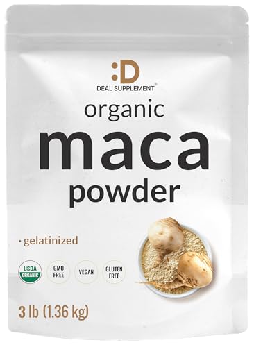 Polvo de maca peruana orgánica saludable