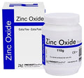 Polvo de óxido de zinc para salud dental