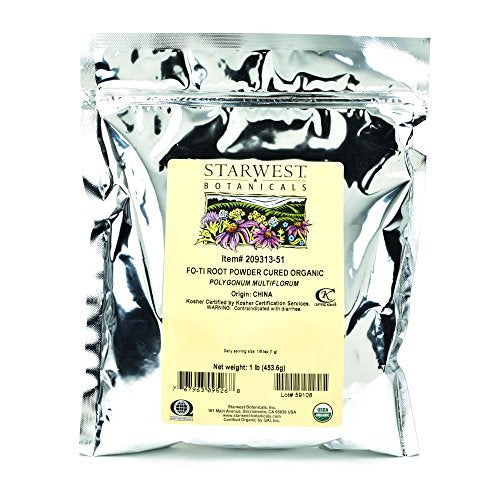 polvo de raíz de Fo-Ti orgánico para salud