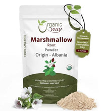 Polvo de raíz de malvavisco orgánico para infusiones