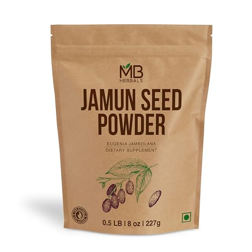 Polvo de semilla de jamun natural