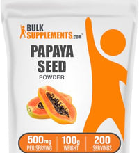 polvo de semilla de papaya natural