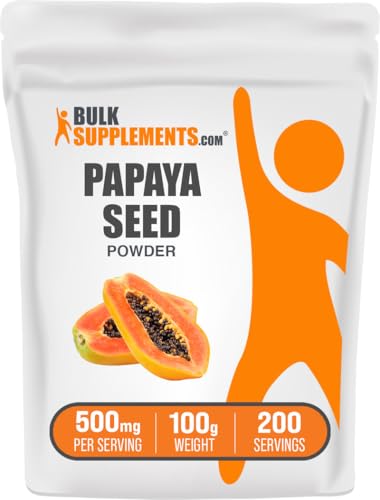 polvo de semilla de papaya natural