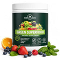 Polvo de superalimento verde orgánico