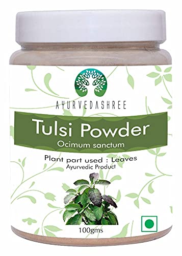 Polvo de Tulsi orgánico y vegano
