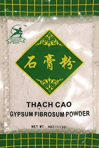 Polvo de yeso para cuajar tofu