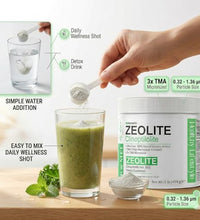 Polvo de zeolita activado para limpieza