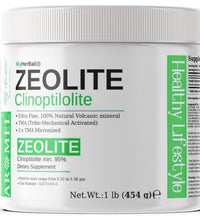 Polvo de zeolita para detoxificación